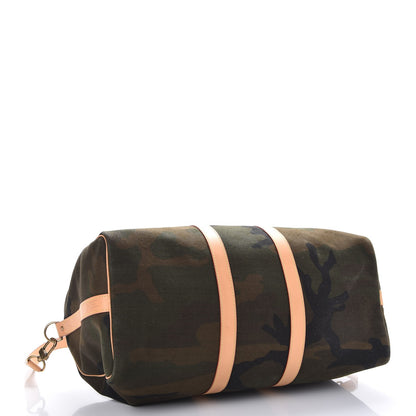 Louis Vuitton X SUPREME Monogram Camouflage Keepall Bandouliere 45 4 of 12