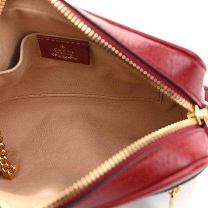 Gucci X DORAEMON Mini Vintage GG Supreme Monogram Camera Bag Beige Cherry Red 5 of 11