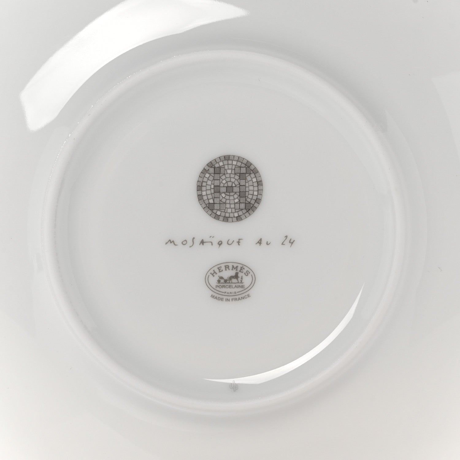 Hermes Porcelain Mosaique Au 24 Bread And Butter Plate 6 of 7