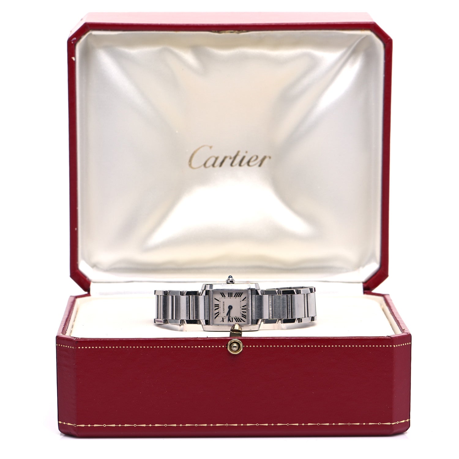 Cartier Stainless Steel 20mm Tank Francaise Quartz Watch 5 of 5