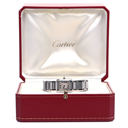 Cartier Stainless Steel 20mm Tank Francaise Quartz Watch 5 of 5