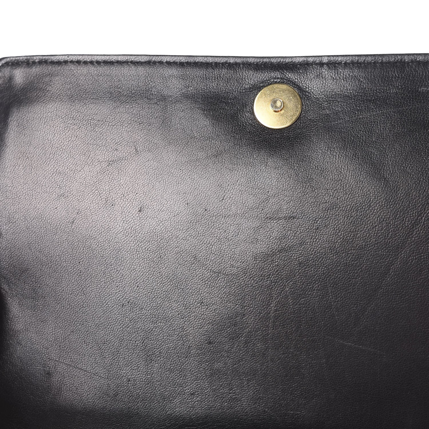 Chanel Lambskin Quilted CC Small Single Flap Black 13 of 19