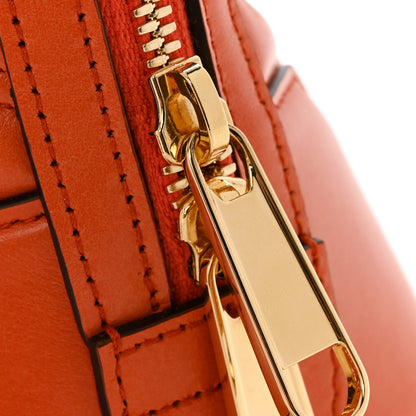 Gucci Calfskin GG Matelasse Mini Top Handle Bag Spring Orange Natural 11 of 12