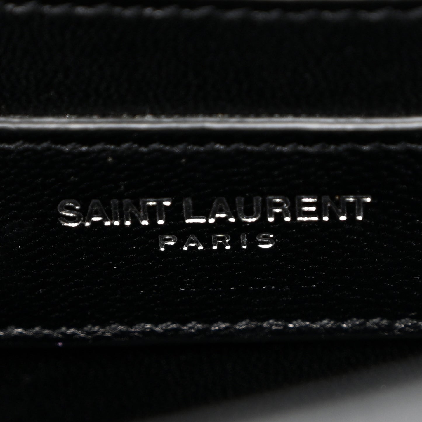 Grain De Poudre Medium Classic Monogram Monochrome Kate Satchel Black