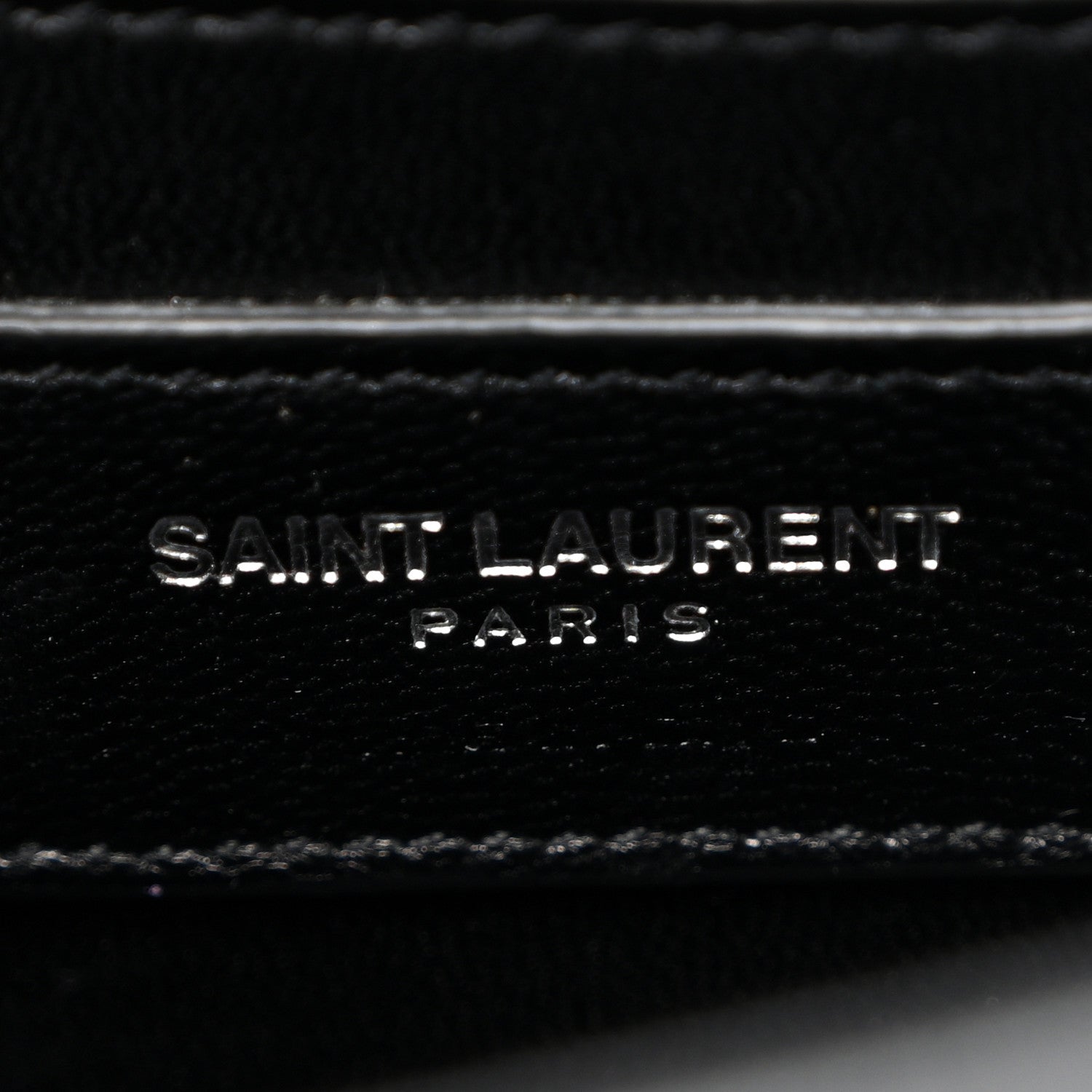 Saint Laurent Grain De Poudre Medium Classic Monogram Monochrome Kate Satchel Black 6 of 9