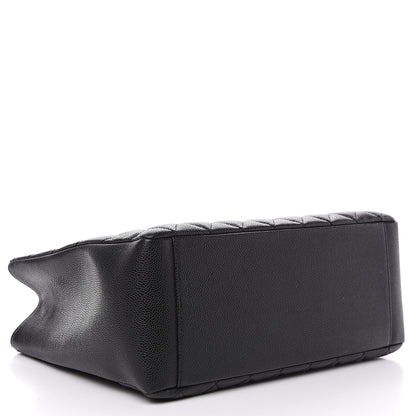 Chanel Caviar Quilted Grand Shopping Tote GST Black 3 of 10