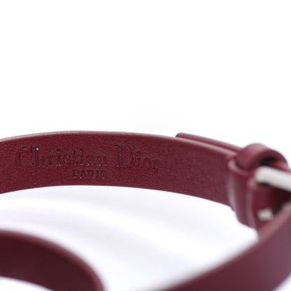 Christian Dior Calfskin Bee Double Bracelet Red 4 of 5