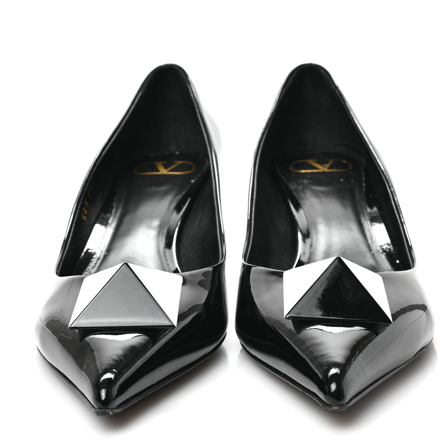Valentino Garavani Patent One Stud 55mm Pumps 39 Black 2 of 8