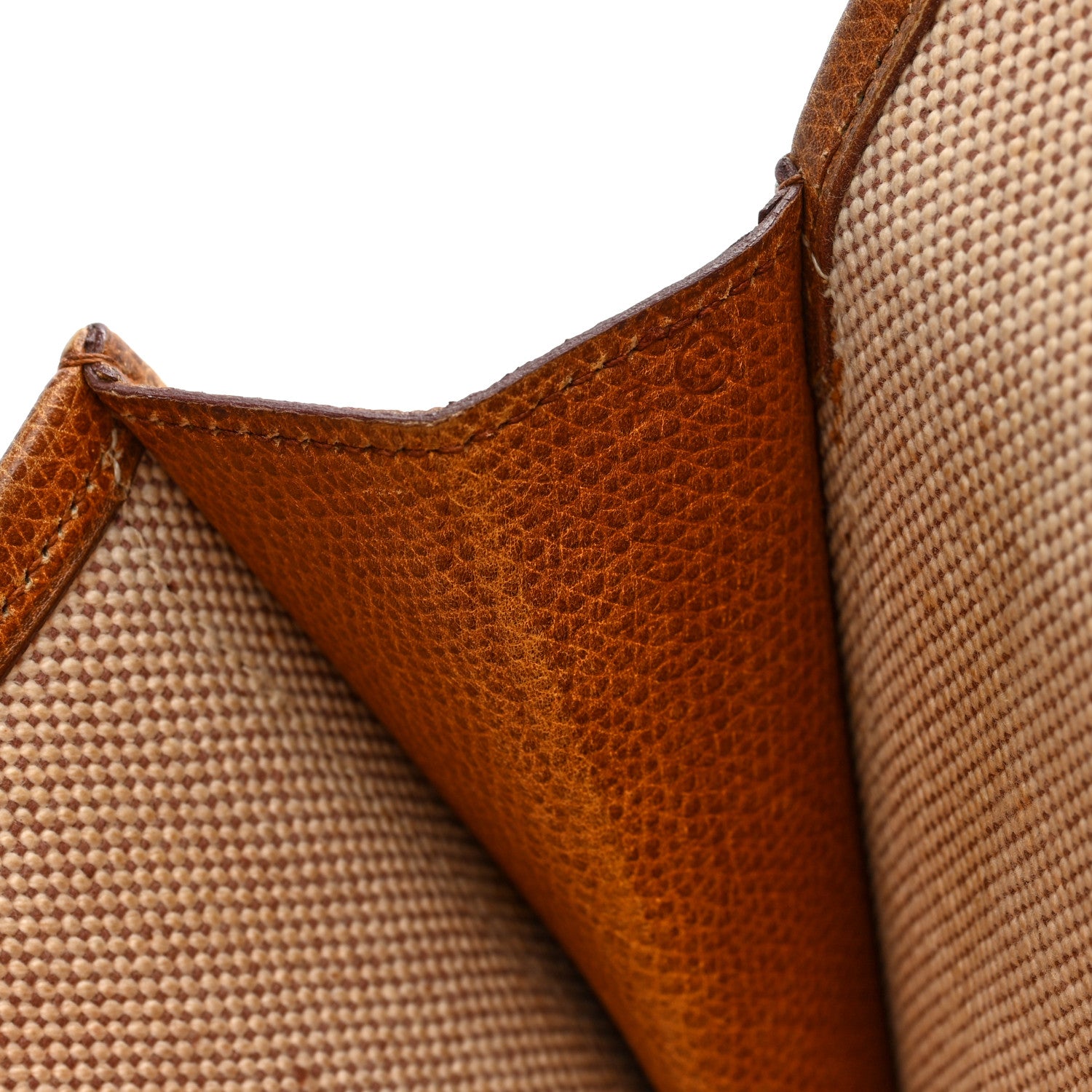 Hermes Peau Porc Toile Jige PM Clutch 7 of 7