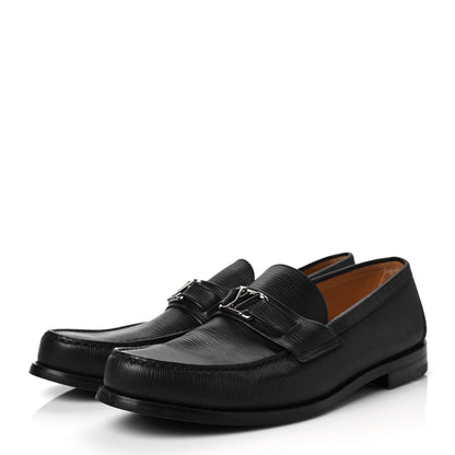 Louis Vuitton Epi Mens Major Loafers 9 Black 3 of 7