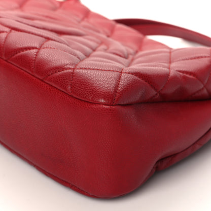 Chanel Caviar Quilted Timeless CC Soft Tote Red 8 of 8