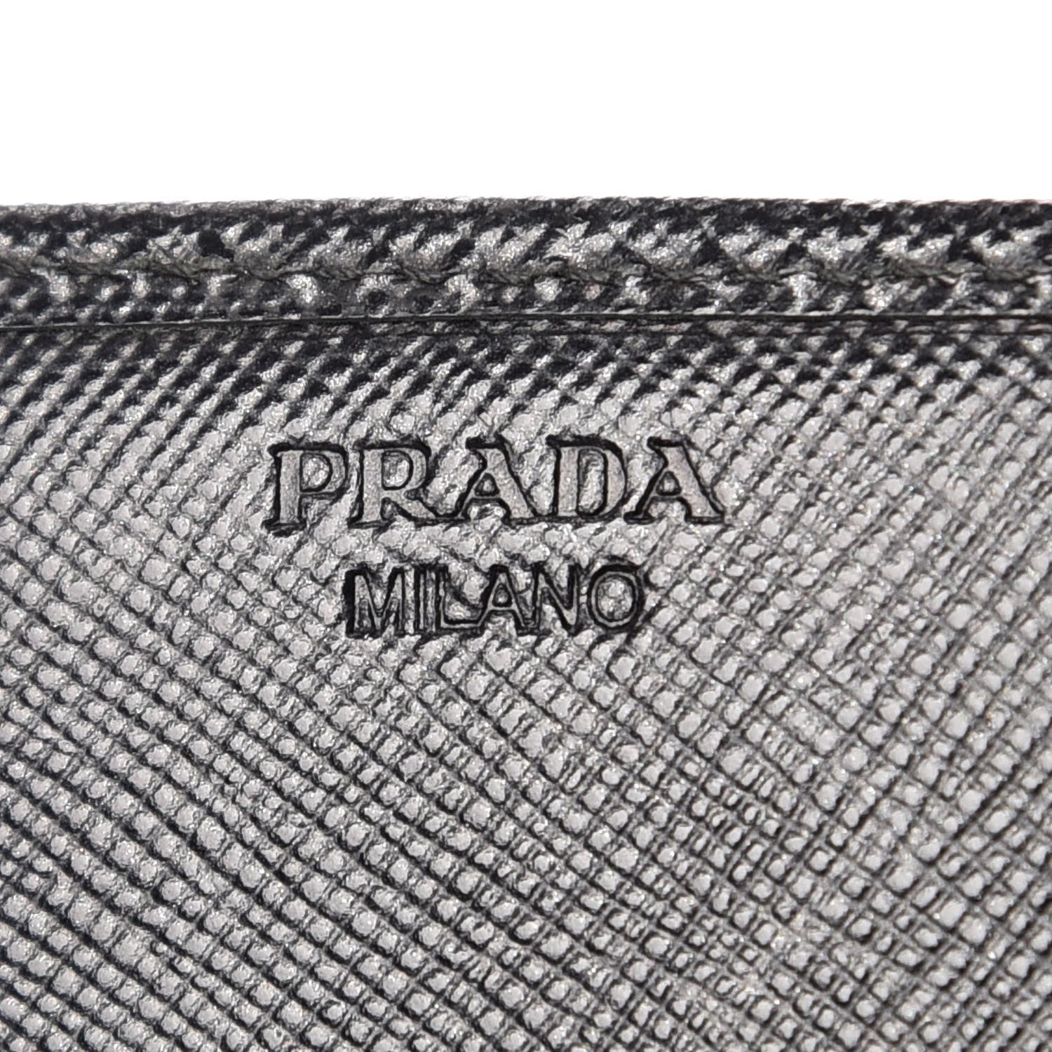 Prada Saffiano Continental Flap Wallet Black 10 of 12