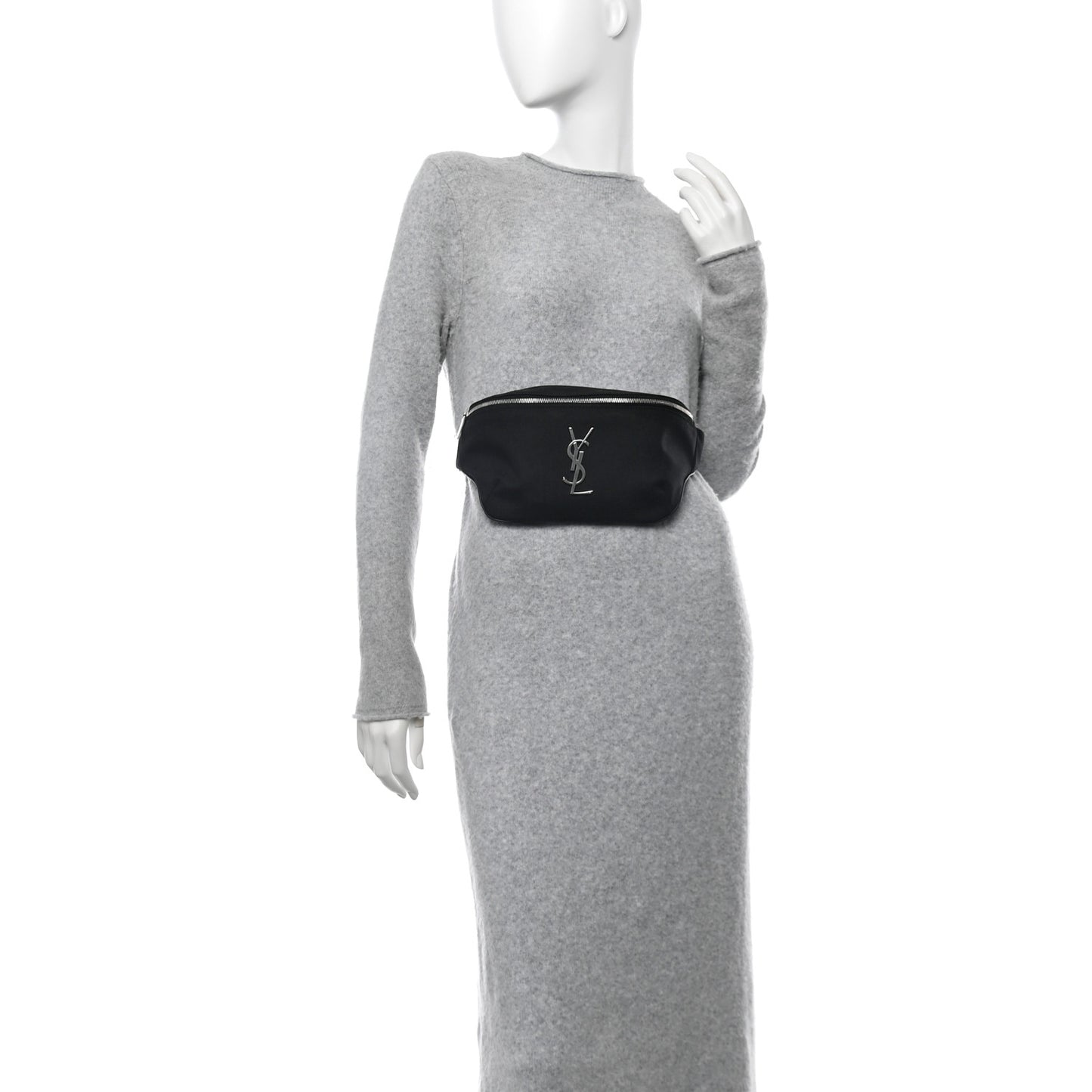 Canvas Monogram Belt Bag Black