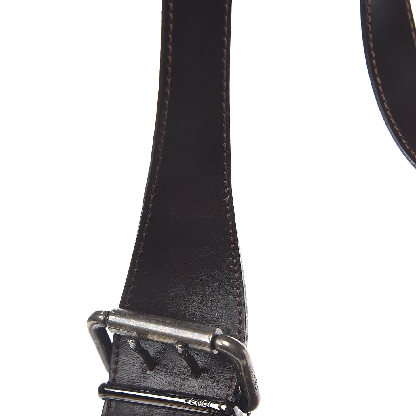 Zucca Buckle Shoulder Bag Tobacco