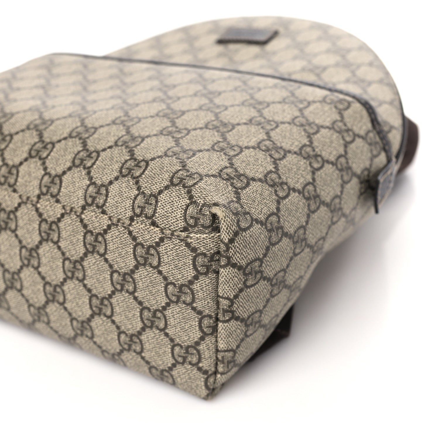 GG Supreme Monogram Margaux Calfskin Childrens Day Backpack Beige Ebony Cocoa Dark Chocolate