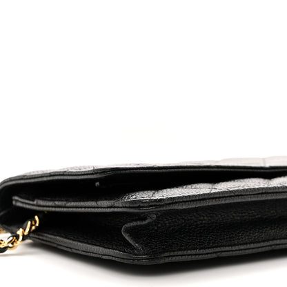 Chanel Caviar Quilted Wallet on Chain WOC Black 10 of 11