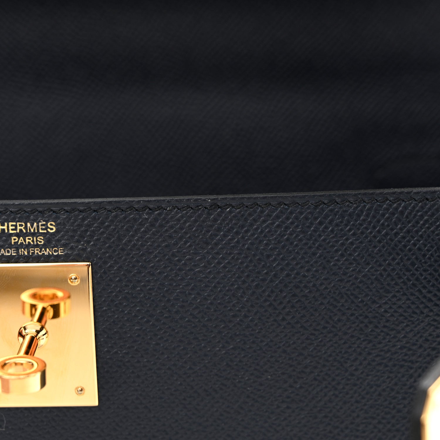 Hermes Epsom Kelly Sellier 28 Bleu Indigo 11 of 14