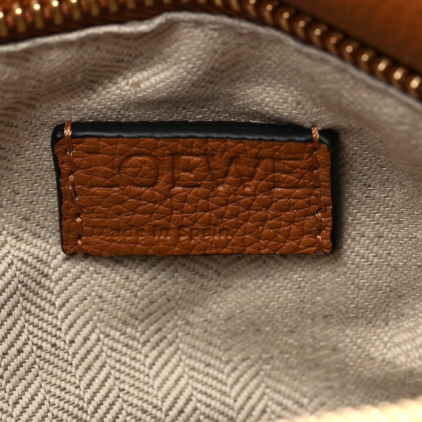 Calfskin Small Puzzle Bag Tan