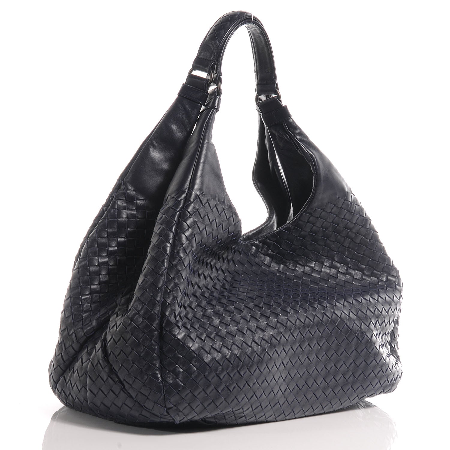 Bottega Veneta Nappa Intrecciato Large Campana Hobo Ink 3 of 7