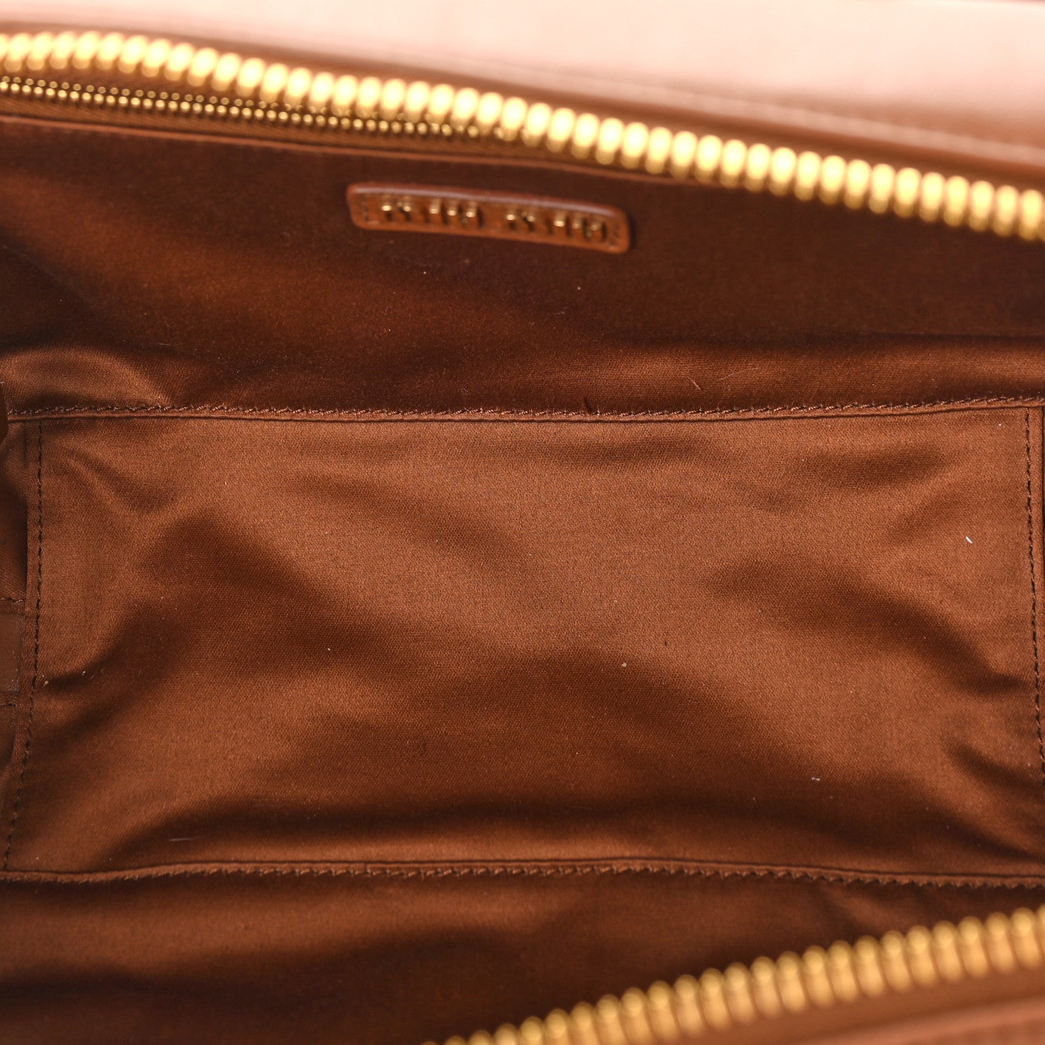 Miu Miu Calfskin Arcadie Top Handle Bag Cognac 1333781 – FASHIONPHILE