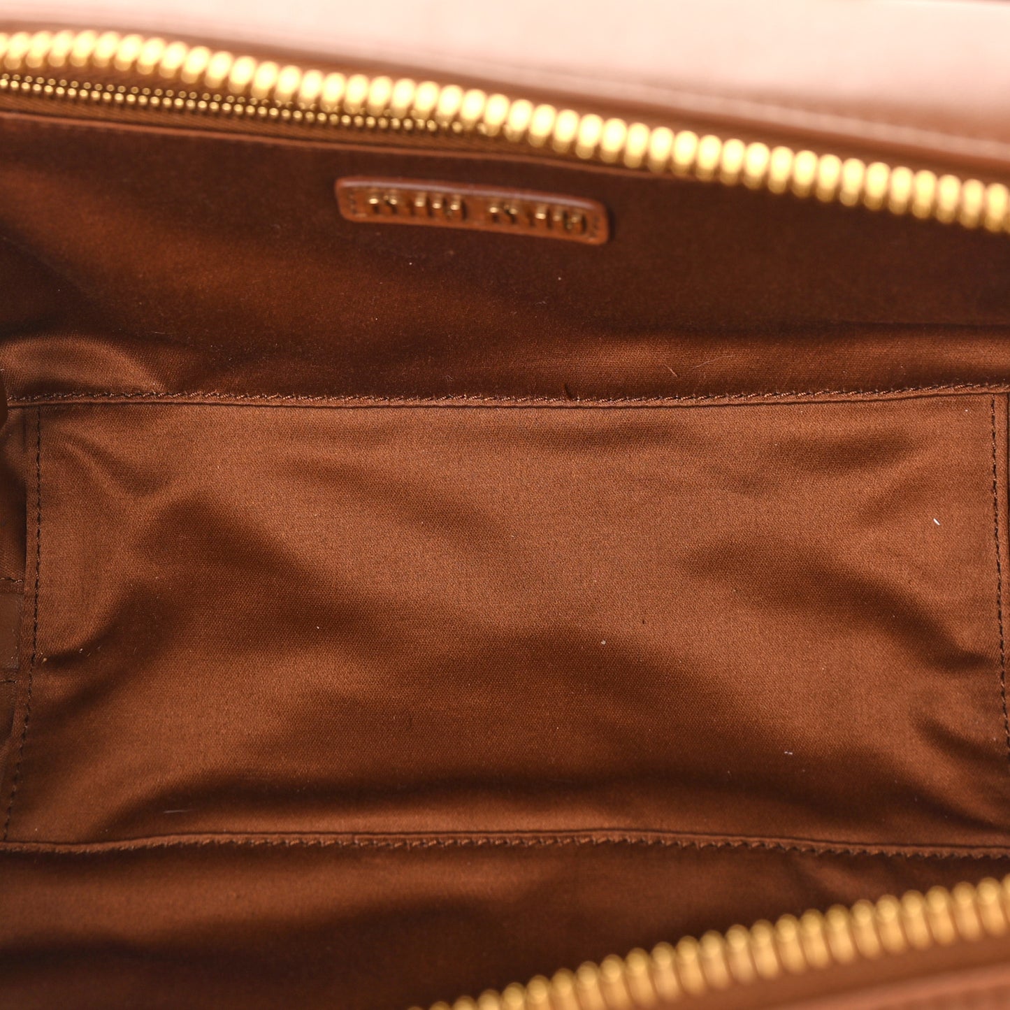 Calfskin Arcadie Top Handle Bag Cognac