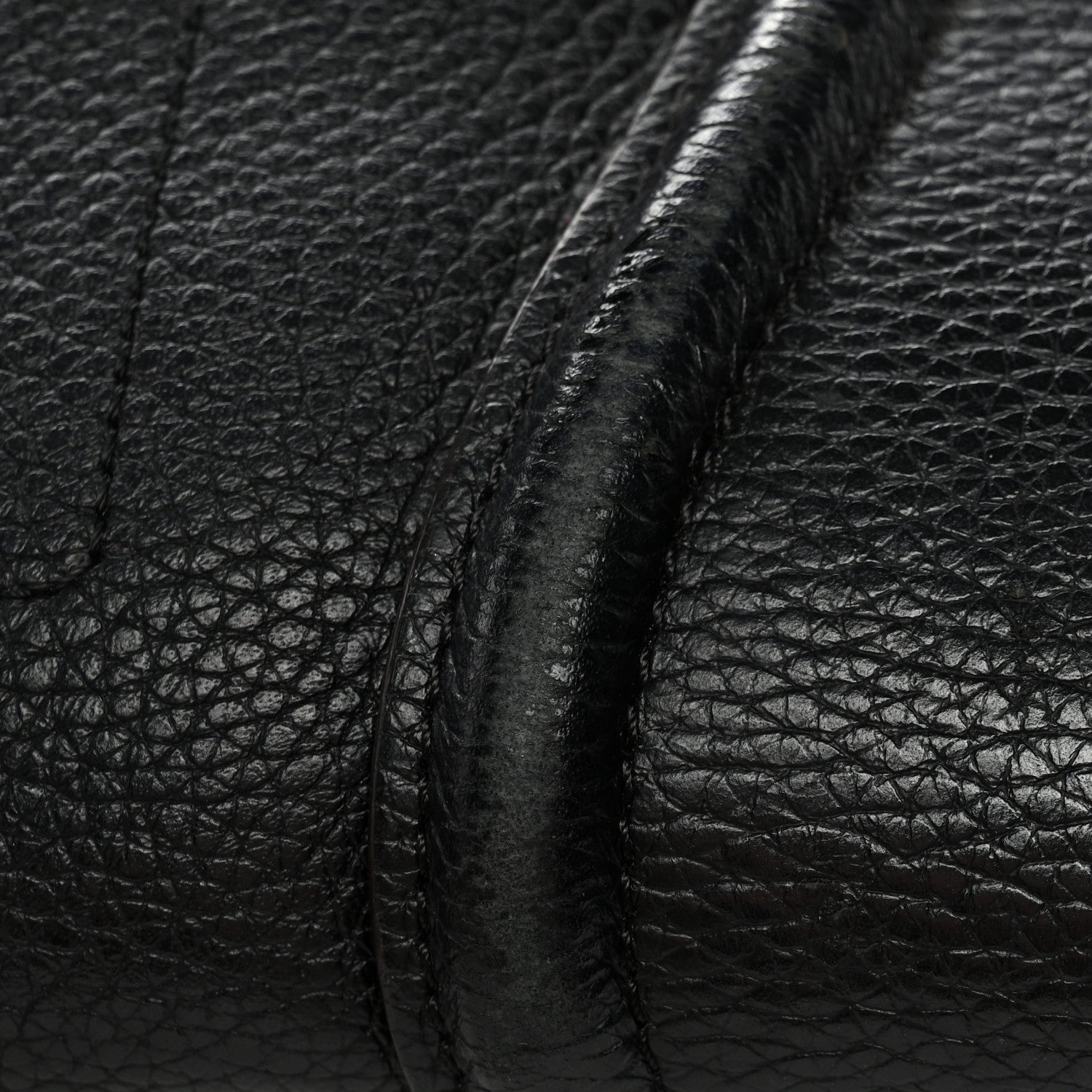 Celine Drummed Calfskin Mini Luggage Black 16 of 17