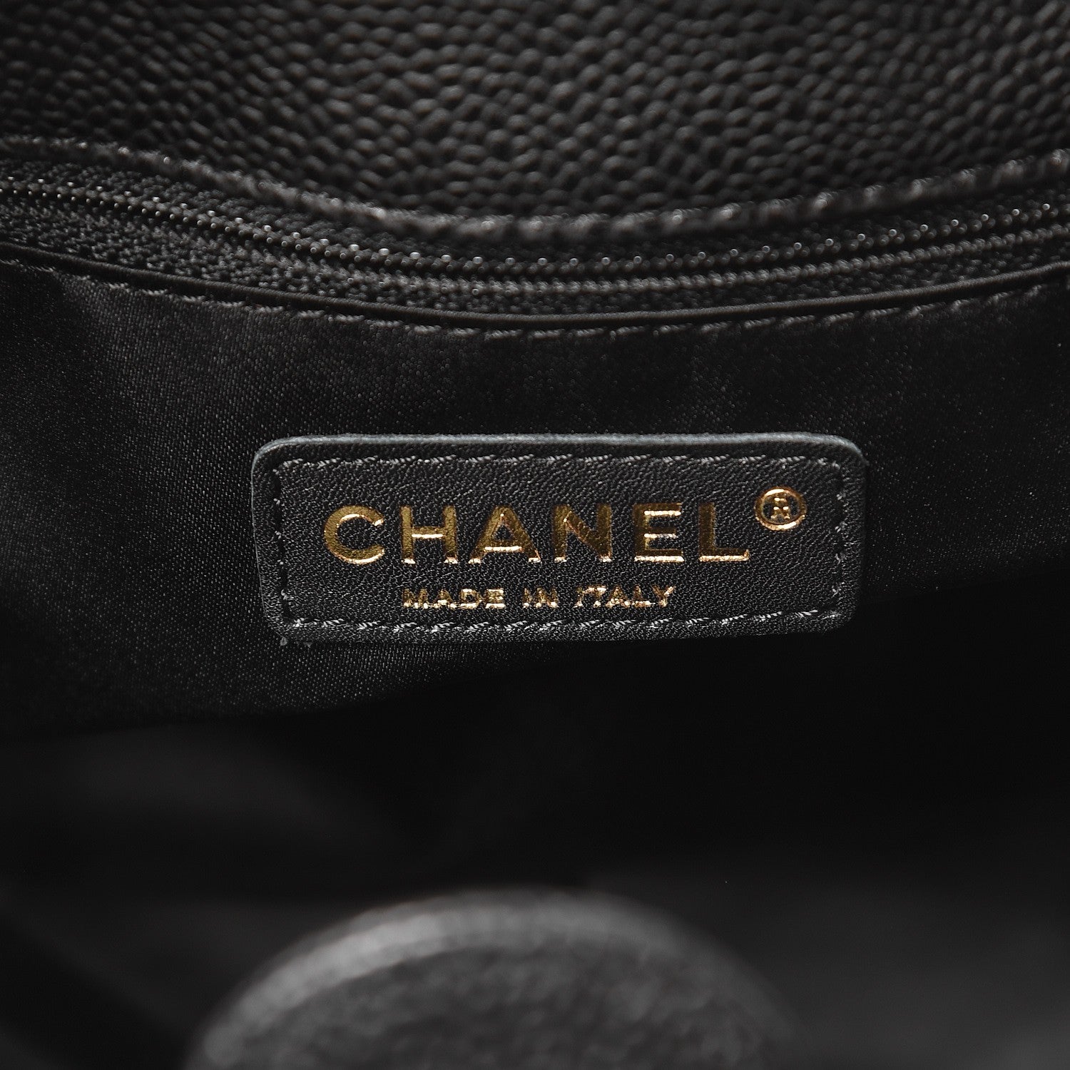 Chanel Caviar Quilted Petit Shopping Tote PST Black 7 of 8