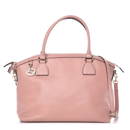Gucci Dollar Calfskin GG Charm Dome Satchel Soft Pink 1 of 9
