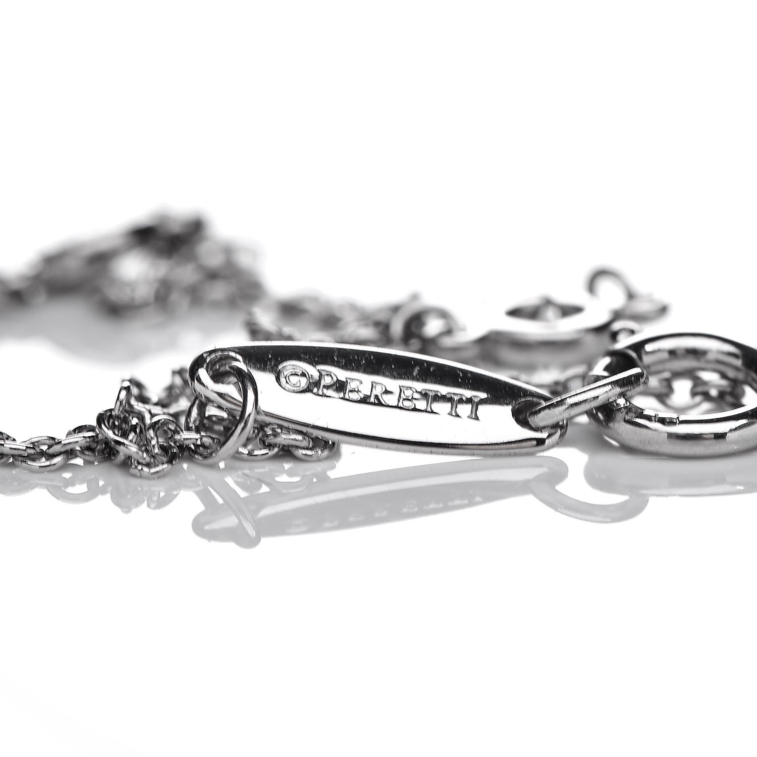 Tiffany Platinum Diamond .15ctw Elsa Peretti Diamonds by the Yard Station Bracelet 5 of 6