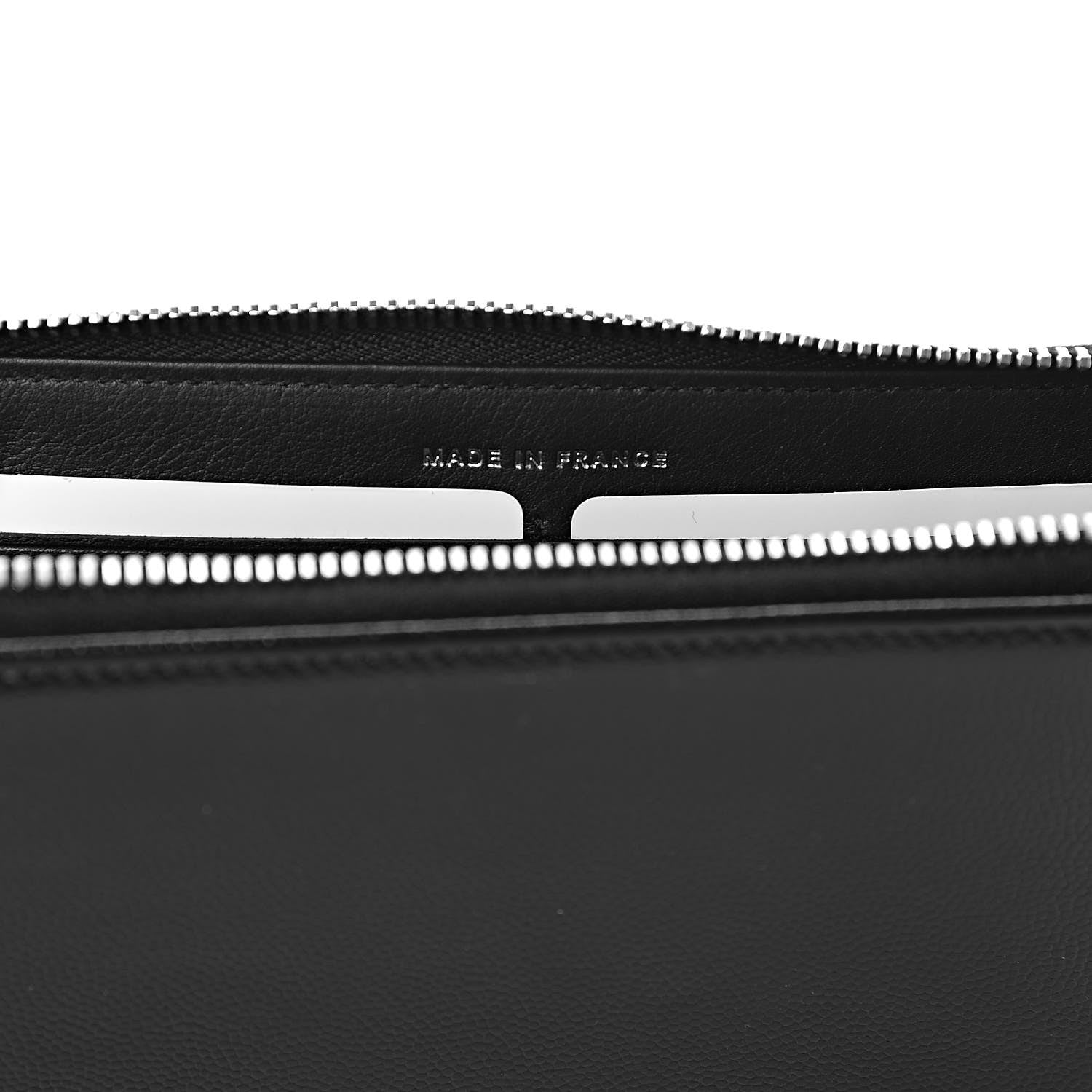 Chanel Caviar Sevruga Zip Around Wallet Black 6 of 9
