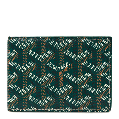 Goyard Goyardine Bi-Fold Victoire PM Wallet Green 1 of 9