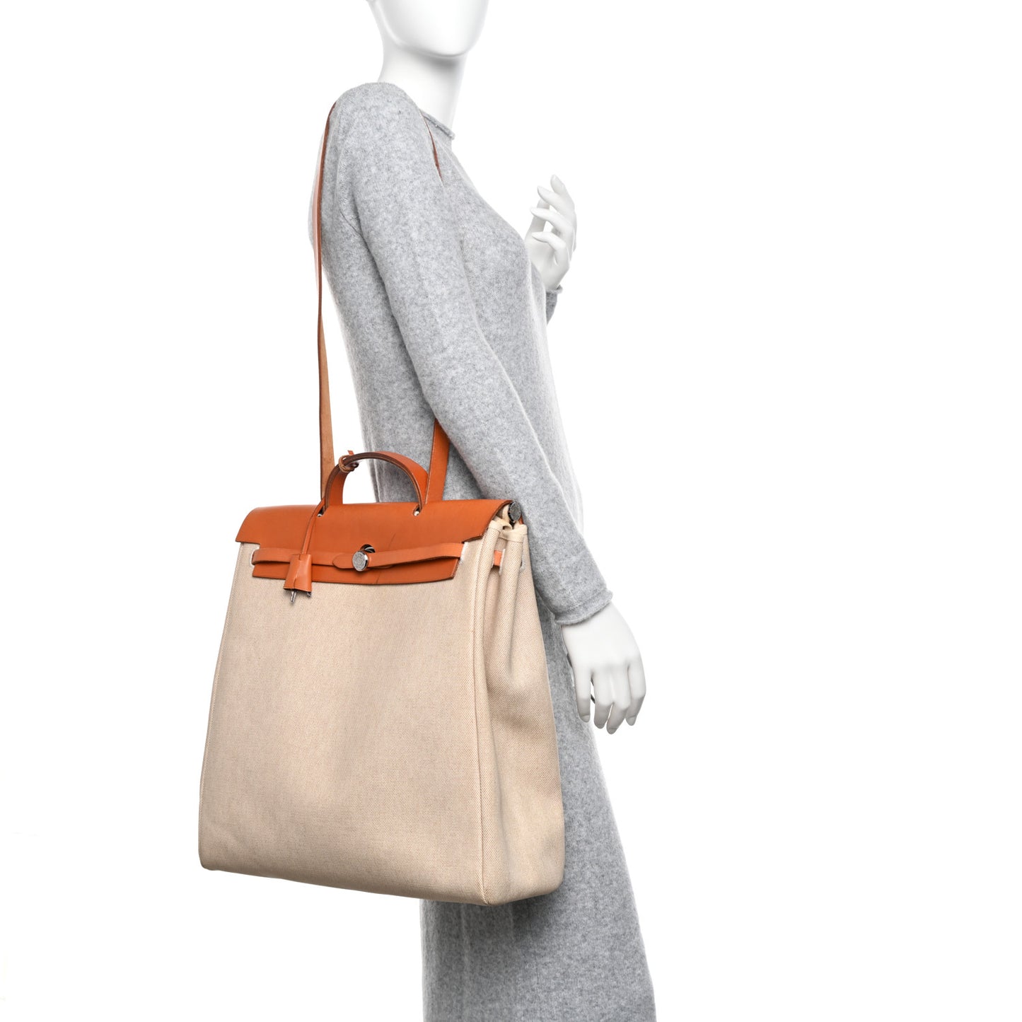 Toile Vache Calfskin Herbag 39 MM Natural