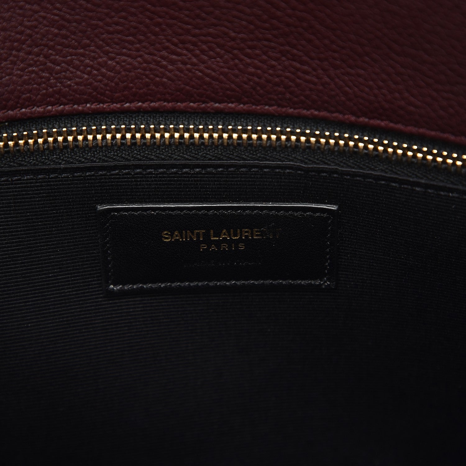 Saint Laurent Grained Calfskin Small Classic Sac De Jour Amaranto 8 of 11