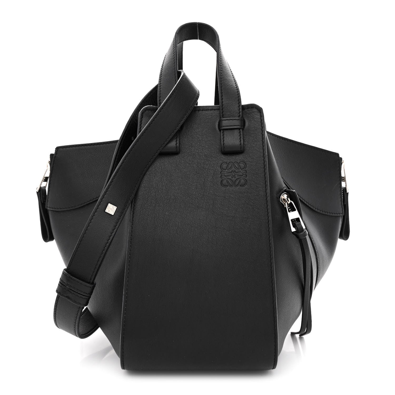 Loewe Calfskin Small Hammock Shoulder Bag Black 1 of 10