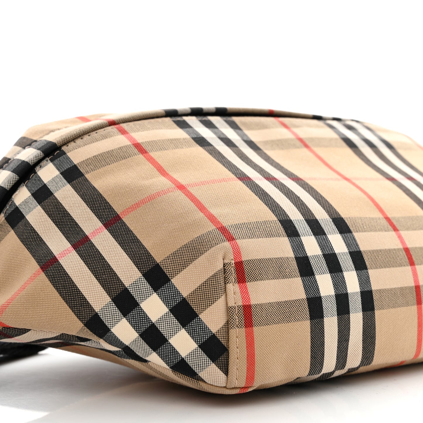 Nylon Vintage Check Medium Sonny Bum Bag Archive Beige Black