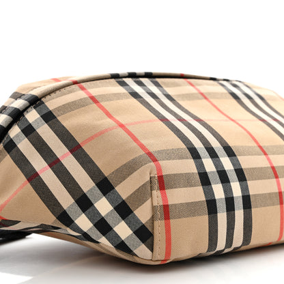 Burberry Nylon Vintage Check Medium Sonny Bum Bag Archive Beige Black 10 of 11