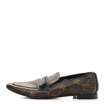 Louis Vuitton Monogram Upper Case Flat Loafer 37.5 1 of 9
