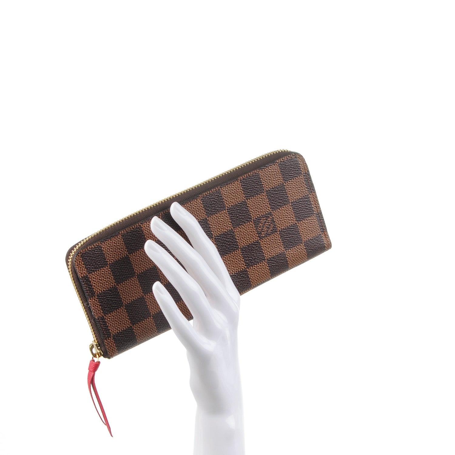 Louis Vuitton Damier Ebene Clemence Wallet 2 of 7