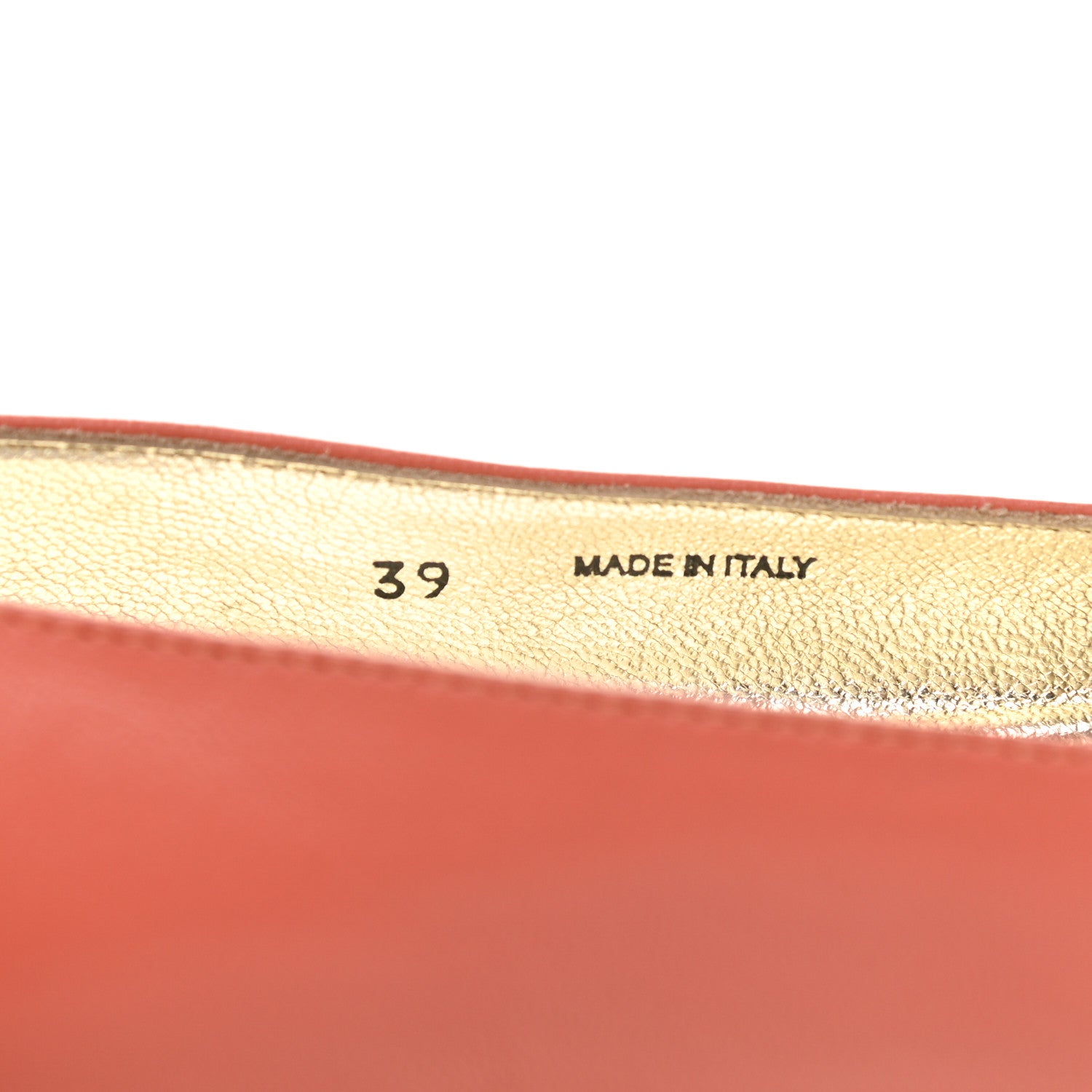 Jimmy Choo Nappa Metal Mesh Waine Ballet Flats 39 Agate Gold 8 of 9