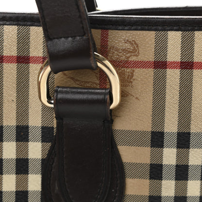 Burberry Haymarket Check Medium Regent Tote Chocolate 19 of 23