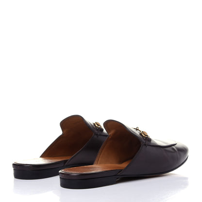 Gucci Calfskin Womens Princetown Slippers 39 Fondente Brown 4 of 13