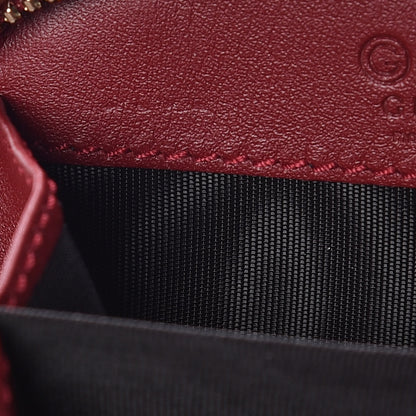 Gucci Microguccissima Zip Around Card Case Red 10 of 14