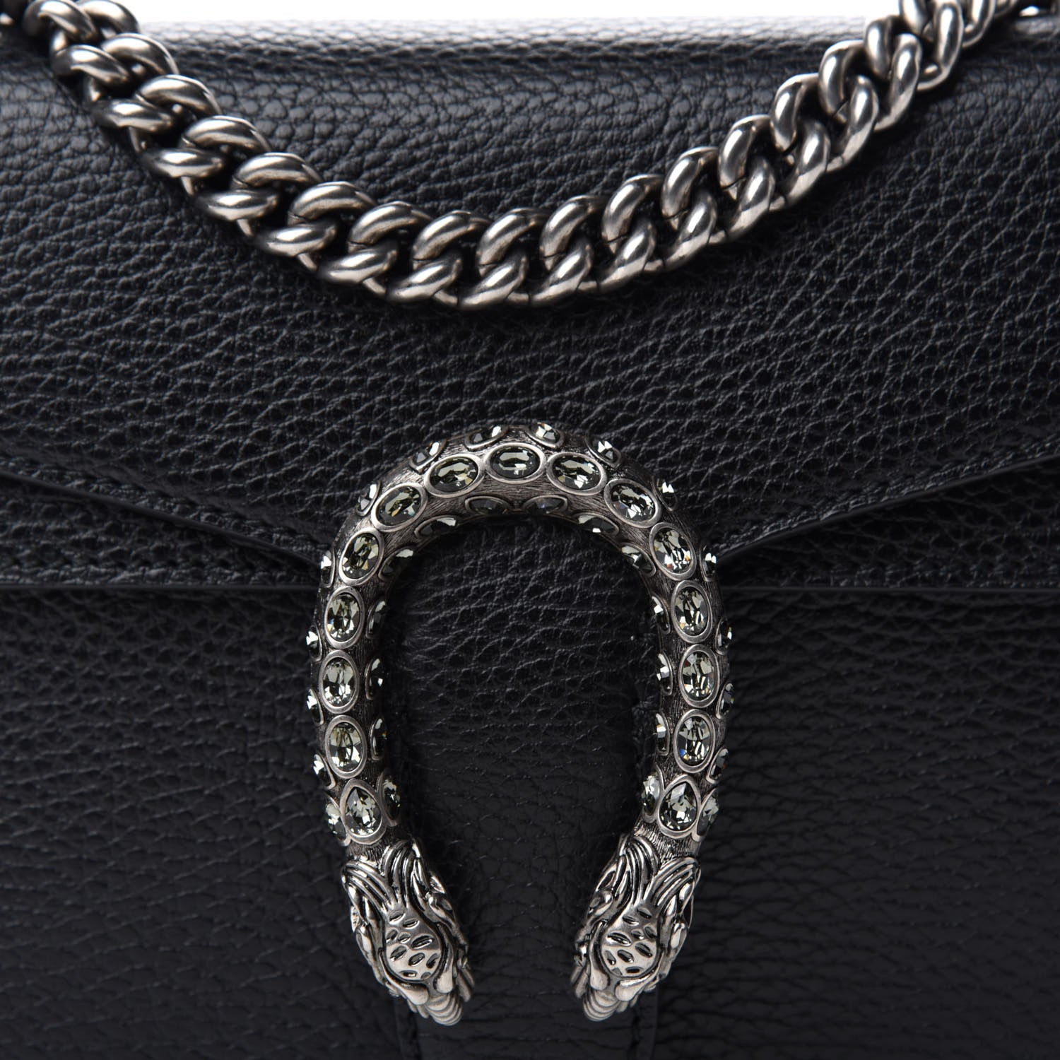 Gucci Calfskin Mini Dionysus Shoulder Bag Black 10 of 10