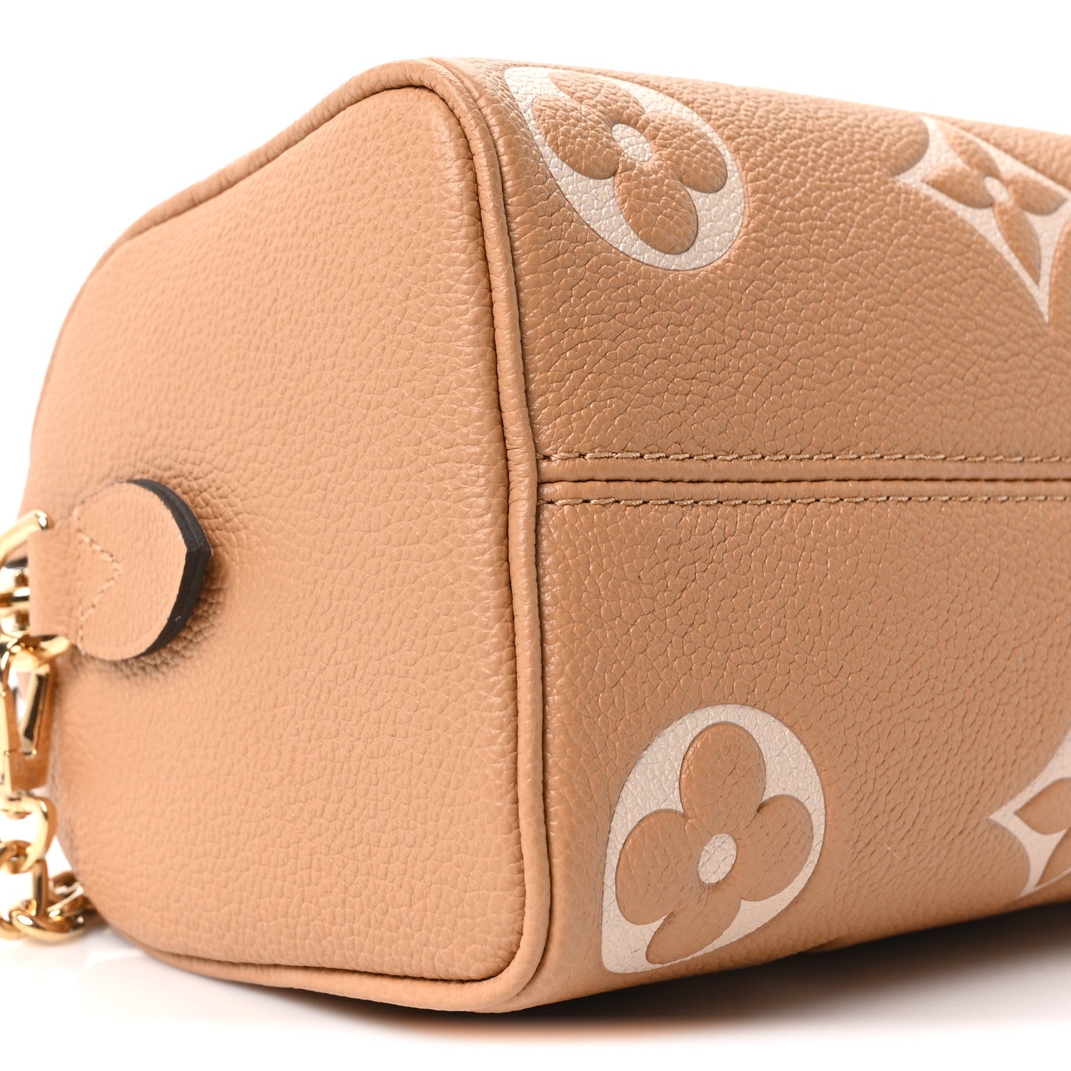 Louis Vuitton Empreinte Monogram Giant Speedy Bandouliere 20 Arizona Creme 8 of 10