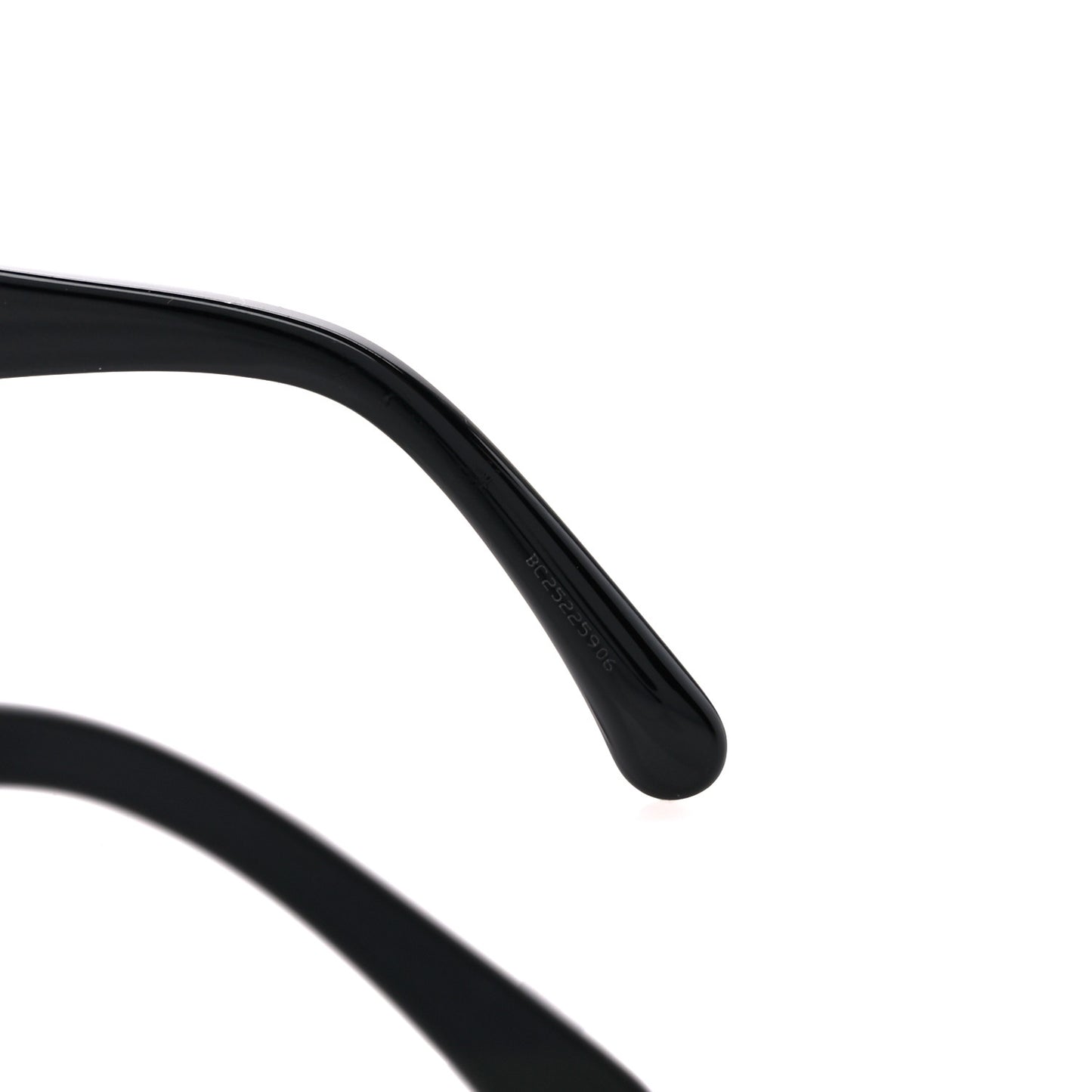 Acetate Polarized Round Sunglasses 5410 Black