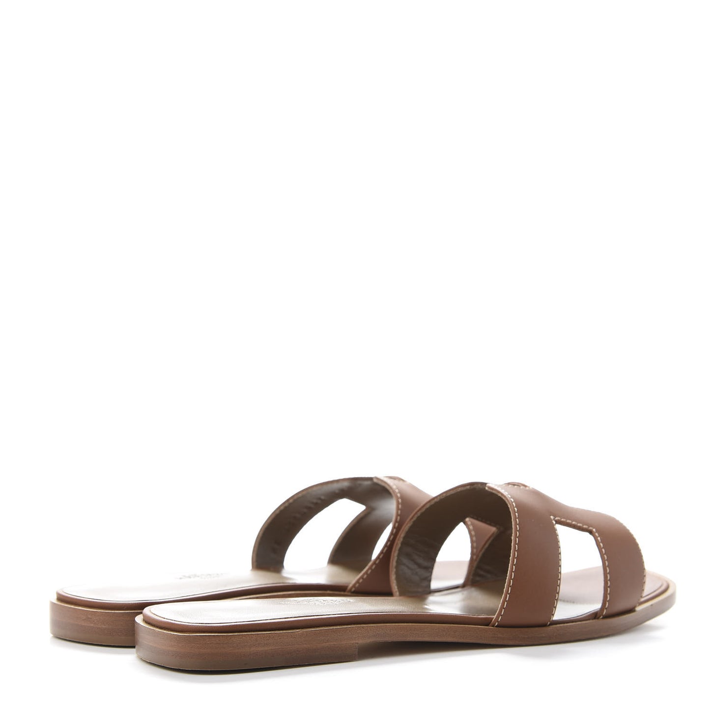 Box Calfskin Oran Sandals 38 Gold