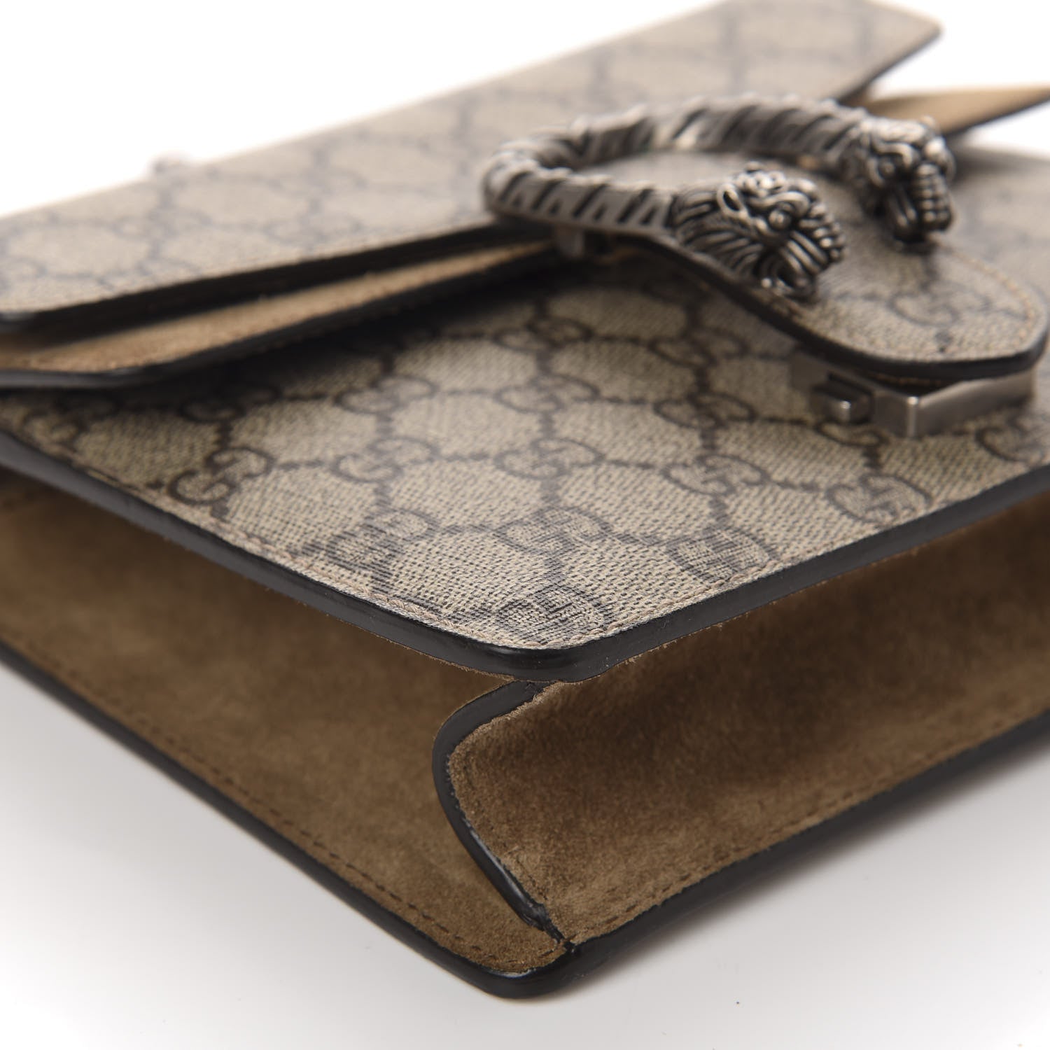 Gucci GG Supreme Monogram Mini Dionysus Shoulder Bag Taupe 7 of 14