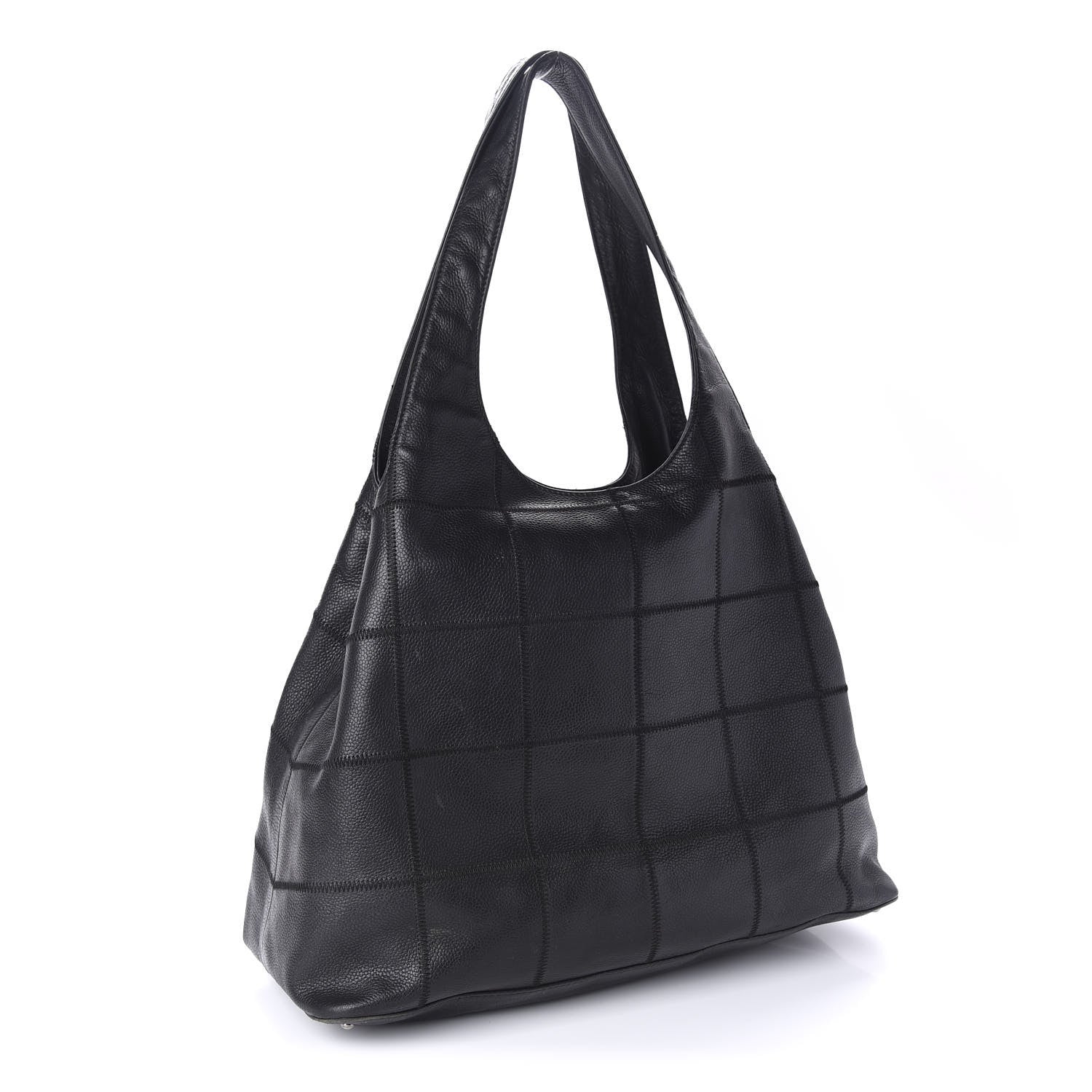 Chanel Calfskin Square Stitched Tassel Bag Black 3 of 12