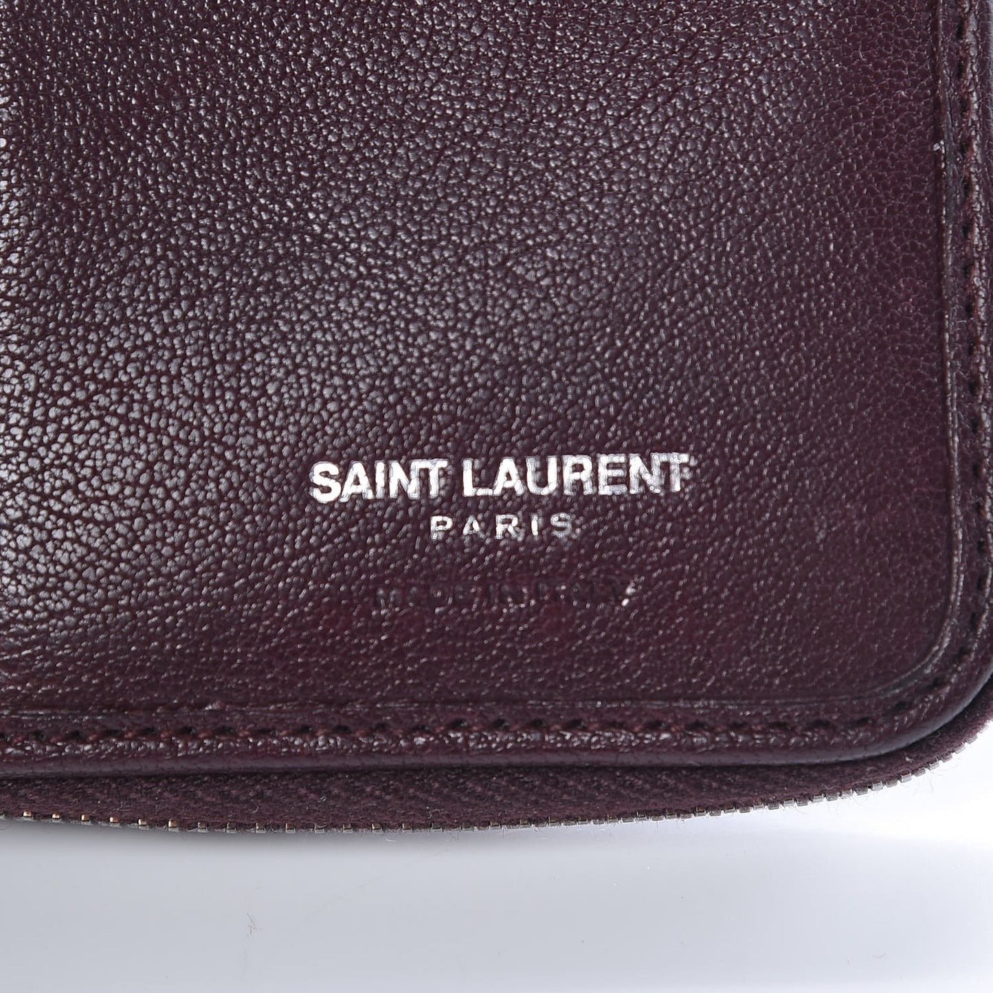 Lambskin Tri-Quilt Monogram Compact Wallet Bordeaux