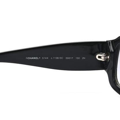Chanel CC Sunglasses 5144 Black White 4 of 7